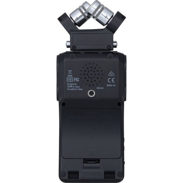 Zoom H6 All Black 6-Input / 6-Track Portable Handy Recorder with Single Mic Capsule (Black)